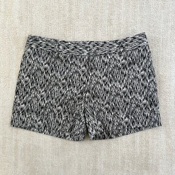 Express Stretch Cotton Black White Shorts 6 - Picture 1 of 8